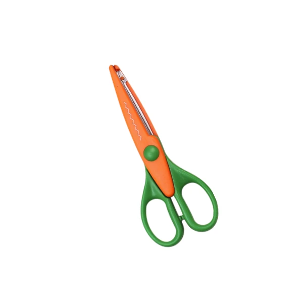 Safe colorful Paper edge student scissors
