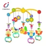 Safety plastic hanging crib bed bell remote control music mobile toys for baby