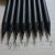 Import sale primary school students black wood belt eraser pencil custom wholesale wood environmental protection HB pencil from China