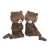 Import sales promotion big events  black and brown bear mascot costume adult from China