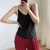 Import Satin chiffon camisole female summer wear v-neck inner bottoming shirt simulation silk sleeveless top from China