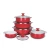 Import satin polish aluminum caldero aluminum pot cooking pot with glass lid from China