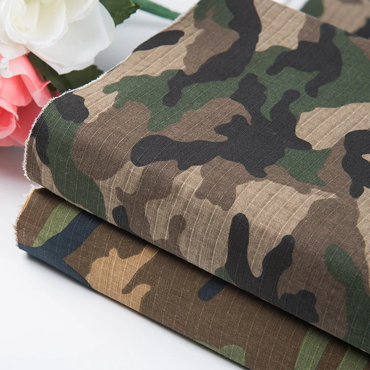 Saudi Arabia Rib Stop Cloth Camouflage Fabric