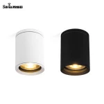 Savia E27 Par30 Max.40w LED Spotlight Aluminum Indoor Outdoor Ceiling Surface Mounted Waterproof IP44 Round Cylinder Downlight