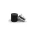 Import Screw neck 30ml black round glass perfume bottle for men from China