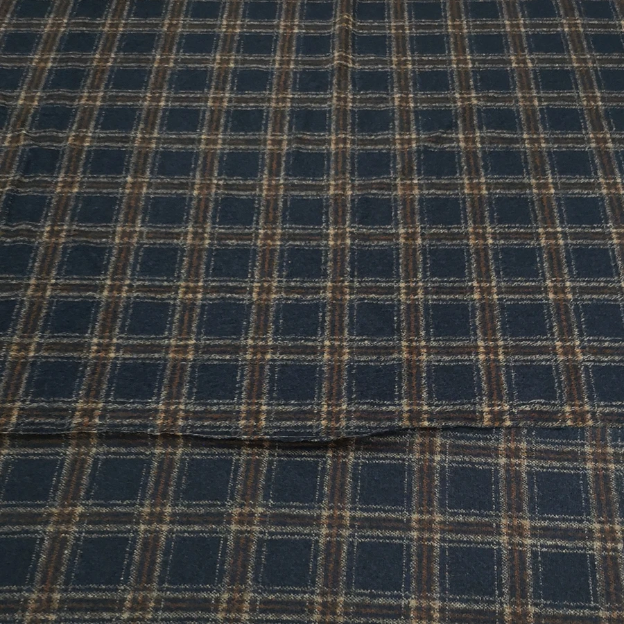 Sell well new type high quality plaid jacquard polyester acrylic wool suiting fabric