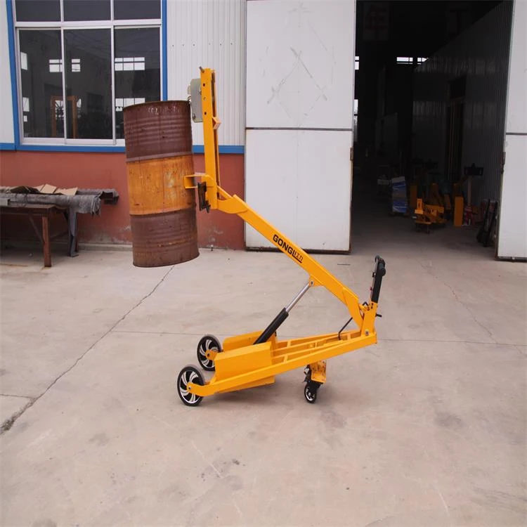 Semi-electric Loading And Unloading Truck Oil Drum Lifting Truck
