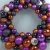 Import Senmasine party front door hanging decoration big wreaths 60cm Halloween baubles ball Wreath With metal Base from China