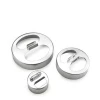 set of 3 round stainless steel cookie cutter