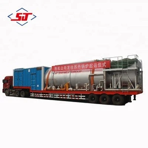 Shengji water purification water treatment plant gas heating heavy fuel thermal oil heater boiler