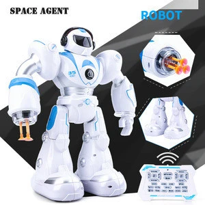 Shooting Robot Toys Rc Police Man Smart Dancing Robot with launching bullets