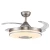 Import Silver Led Light Lamp Ceiling Fan With Remote Control from China