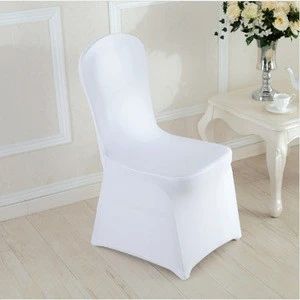 Simpile white elastic stretch wedding spandex chair covers