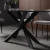 Import Simple design Carbon Steel dining table color optional high-quality hotel restaurant dining table from China