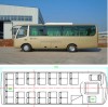 SINOTRUK HOWO coach / passenger train / bus 29 seats made in china for sale