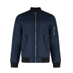 Slim hip hop Style Army Men bomber Jacket plus size  fit collar stand zipper closures