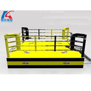 small factory idea 6.5x6.5 wining muay thai boxing ring for sale