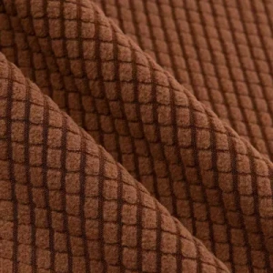 Sofa Cover Clothes 95% Polyester 5% Spandex Pineapple Jacquard Polar Fleece Fabric for Cushion