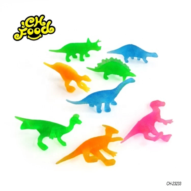 Soft PP Plastic Dinosaur Toys Capsule Toys Transparent Cheap Promotional Small Toy
