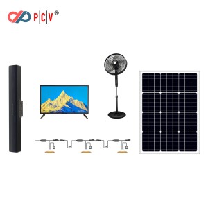 Solar Home Generator System Products with Solar TV, Solar Lamps Solar Fan for Solar Home Lighting System