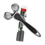 Solar micro current massage roller V face shaping massage face lifting beauty instrument
