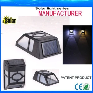 solar Waterproof Solar Powered LED Stair Wall Light for Outdoor Landscape Garden Yard Lawn Fence YH0604A
