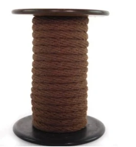 Solid Braid Cotton Rope (Chocolate)