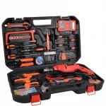 SOLUDE Screwdriver Hammer Wrench Hardware Electric Household Repair Hand Tools Box Set mechanic