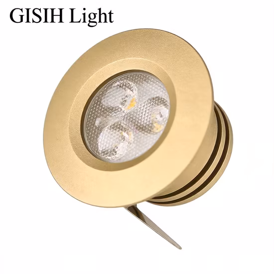 3W LED Cabinet Spotlight Recessed Multi-Angle Spotlight for Luxury Display