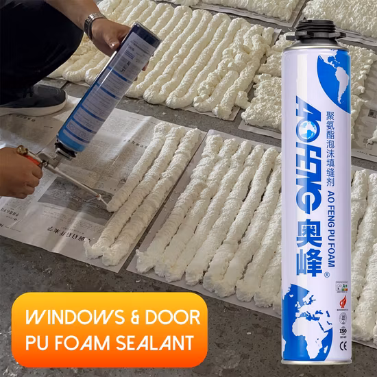 Construction Adhesives Sealants General Purpose Windows & Door PU Foam Sealant Adhesive