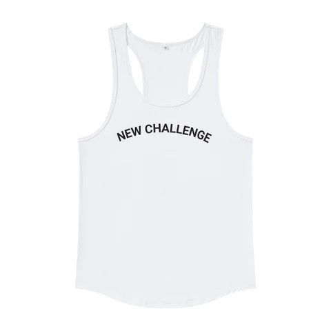 Spandex Sports Muscle Mens Tank Tops Printing Logo White Fitness Vest Tank Top For Adult