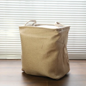 Specializing in manufacturing new creative linen cloth foldable waterproof laundry basket