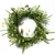 Import Spring 18inch wild flower wreath with fern leaves for door decoration from China