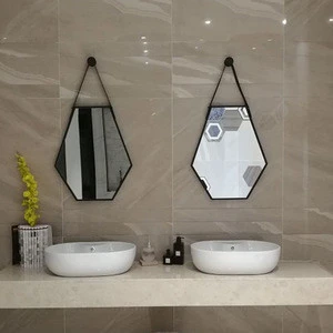 stainless steel frame bathroom mirror
