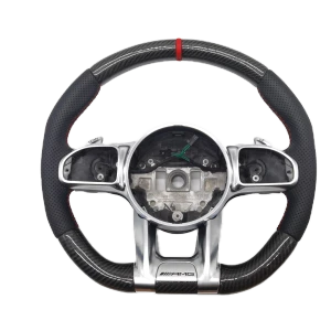 Steering Wheel Usa Carbon Leather Led Oem Customized Stripe Color Material Fiber Origin Type Gua Fro Benz C/E