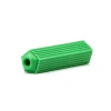 Stock PP Material Plastic Expansion Pipe Green Wall Plug M6*26 Drywall Self Tapping Screw Expansion Tube Nylon Anchor