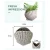 Import Stoneware Fasion home decor Desktop decoration Bubble glaze flower vase Shell flower pot from China