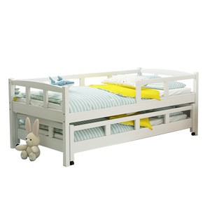 Strong Stability Simple Design Wooden Kids Bunk Bed Children Bed
