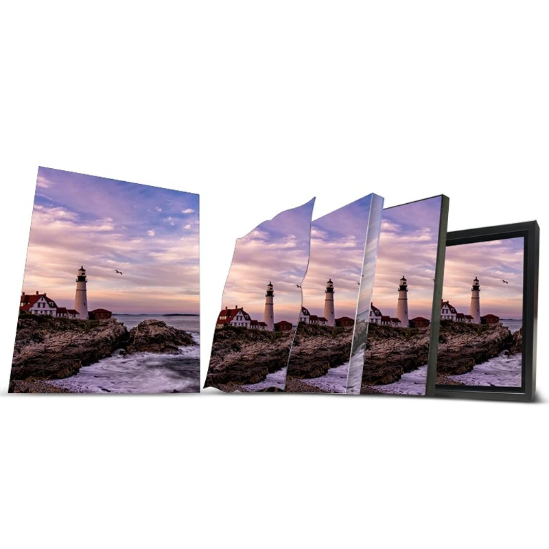 Sunmeta Hot Sale Blank Sublimation Aluminium Sheets Metal Sheet Photo Frame With Sublimation Coating