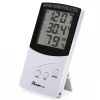 Super LCD display Clock Hygrometer panel max min digital electronic thermometer temperature humidity meter hygrometer climate