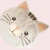 Import Super Popular Super Cute Cat With Big Face Pattern Faux Rabbit Fur Carpet For Child from China