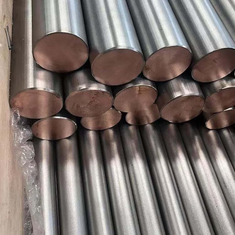 Superconductor ASTM B348 Titanium Copper Explosive Cladding Round Bar Price For Anode.