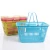 Import supermarket plastic shopping basket with handle from China