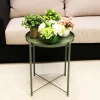 Supplier of Small Metal Coffee Table DIY Round Tray End Table