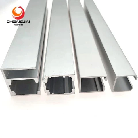 Support Customization hanging sliding door rail aluminum alloy folding sliding door roller track