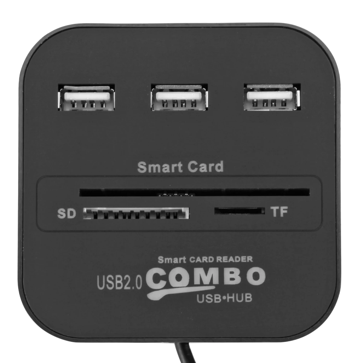 Support smart ID card TF SD MMC Card USB2.0 Hub 3 Port USB HUB Multi USB Splitter Combo Card Reader Driver