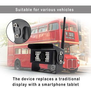 SWD app Wifi wireless backup 18IR light camera for bus or truck