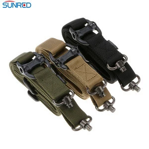 Tactical Rifle Sling Airsoft Adjustable Gun Shoulder Strap Anti Tearing Nylon Rope Outdoor Camping Hunting Accessories