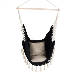 Tassels hammock chair Hanging swing ,Usage  indoor/garden/patio/tree ,Chinese factory dirrect sales.