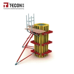 TECON H20 Wall Formwork Brace Timber Beam with Concrete Plywood Column building Formwork for Construction